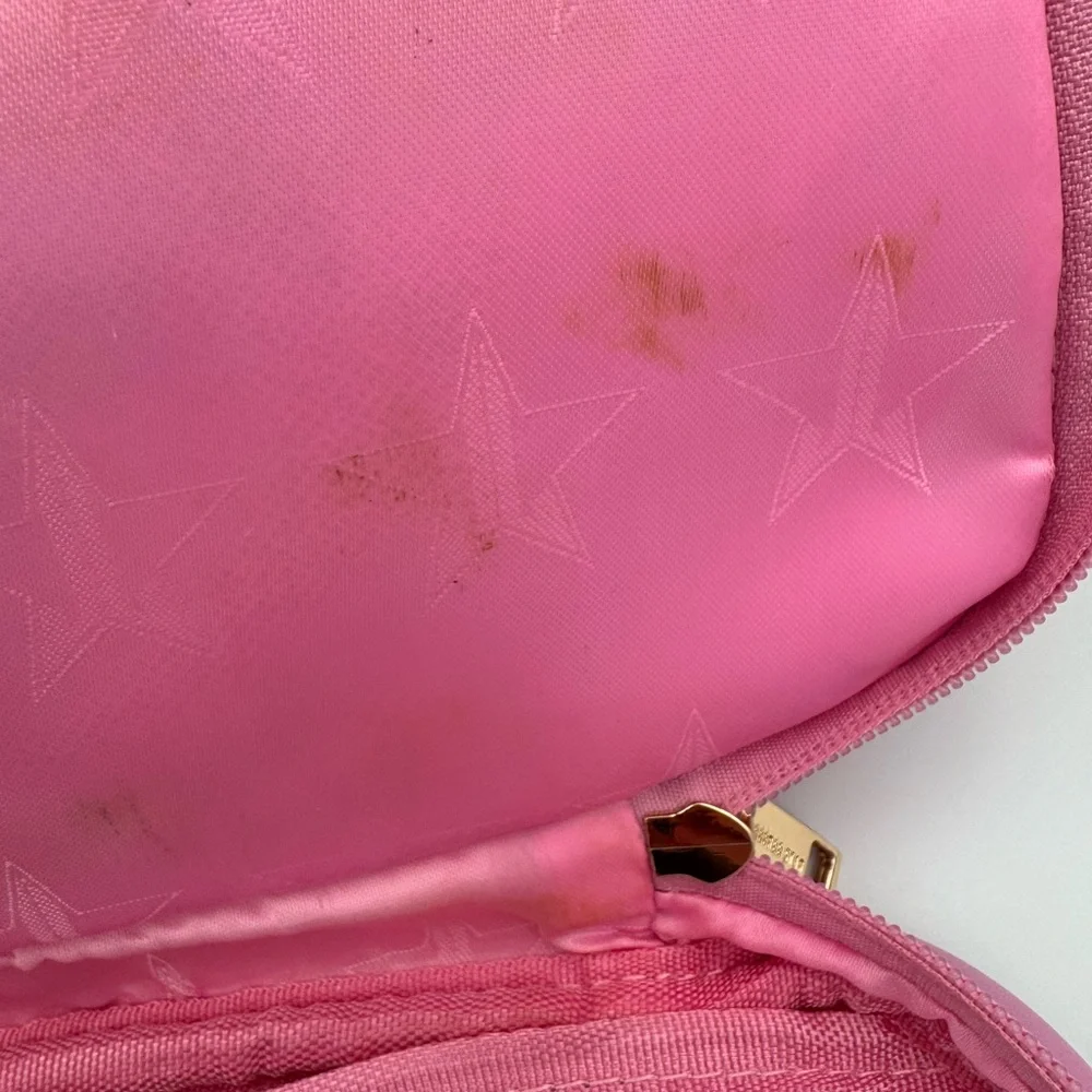 Jeffree Star Cosmetics Pink Travel Makeup Skincare Bag Brush‎ Organizer